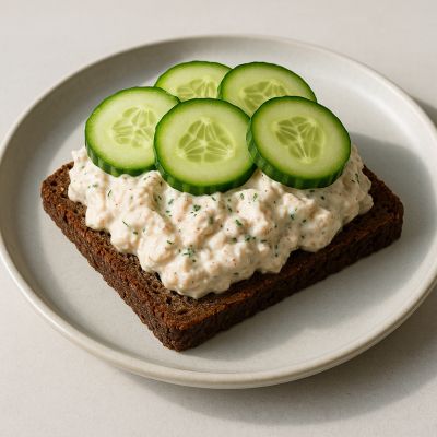 Lys og Lækkert Hønsesalat Sandwich
