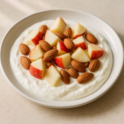 Frugt og nøddemix med skyr