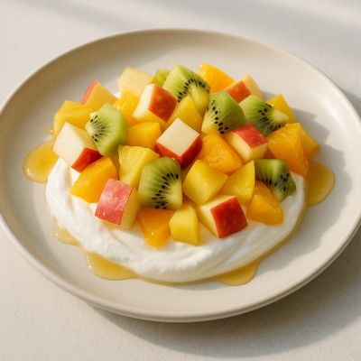 Frugtsalat med Skyr og Honning