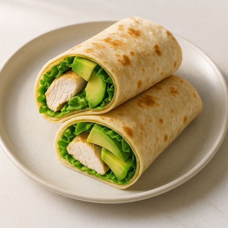 Kylling og Avocado Rulle