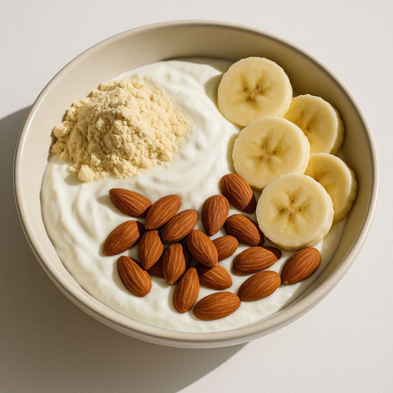 Proteinrig Frugt og Yoghurt Skål