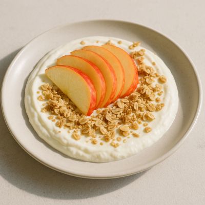Hurtig og Lette Æble og Havregryn Snack