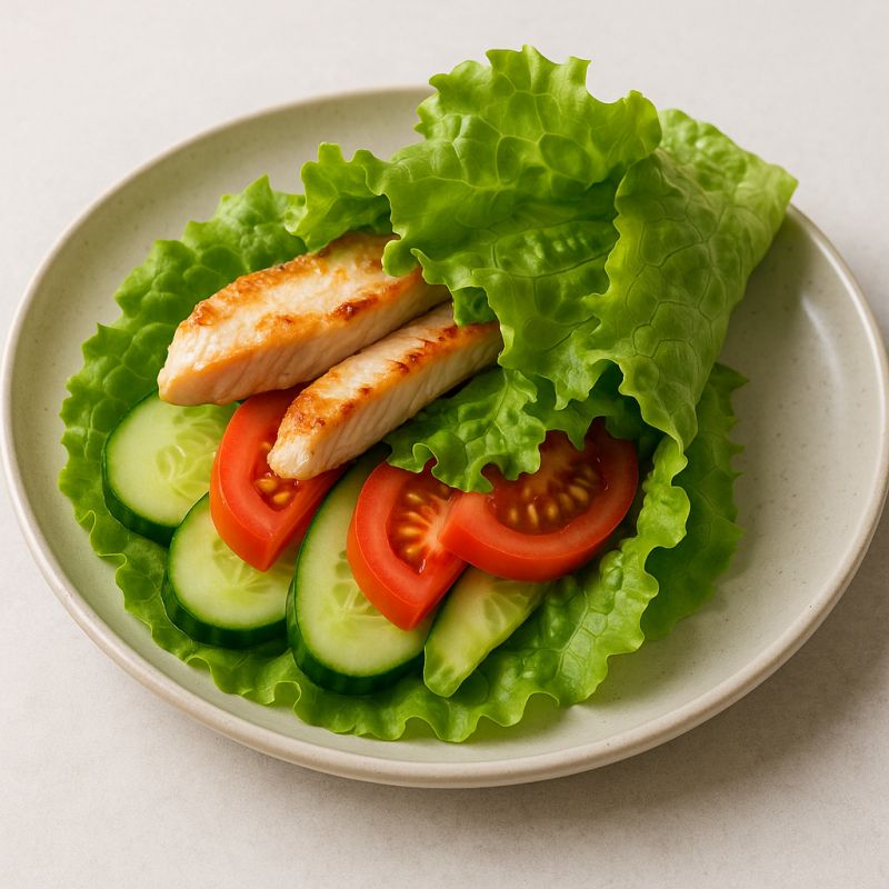 Knasende Grøn Salat Wrap