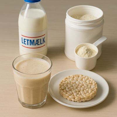 Proteinshake med riskiks