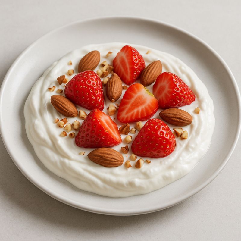 Frisk og Kold Skyr med Bær og Nødder