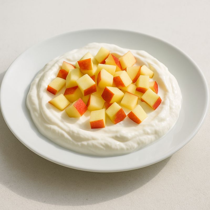 Skyr med æble