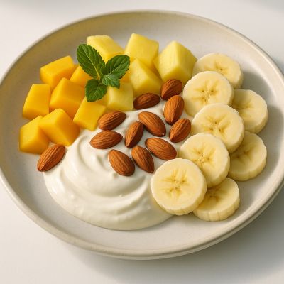 Tropisk Protein-Rig Frugt Snack