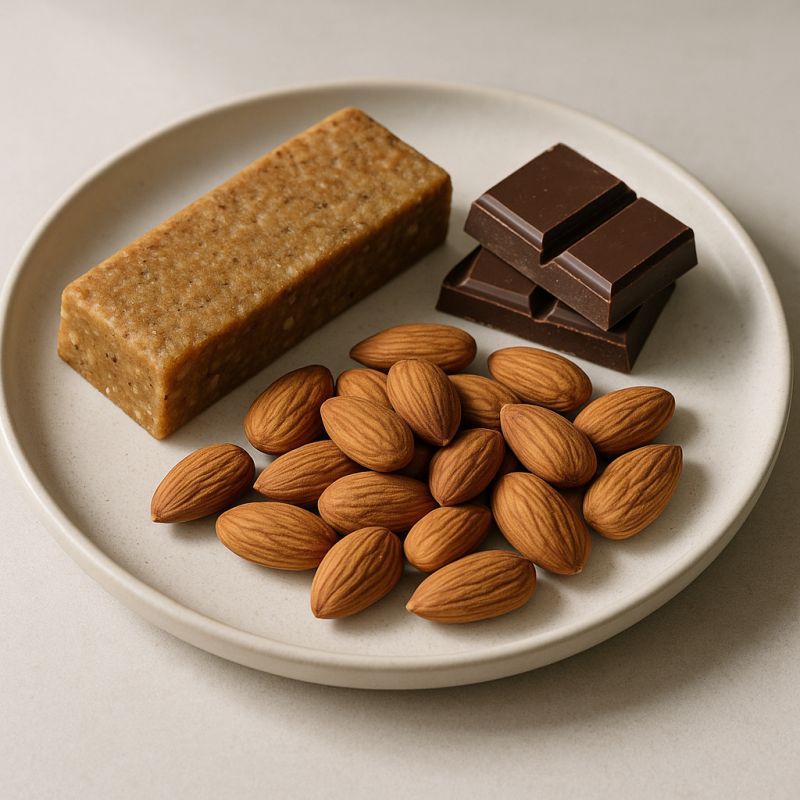 Proteinrig Chokolade Mandler Snack