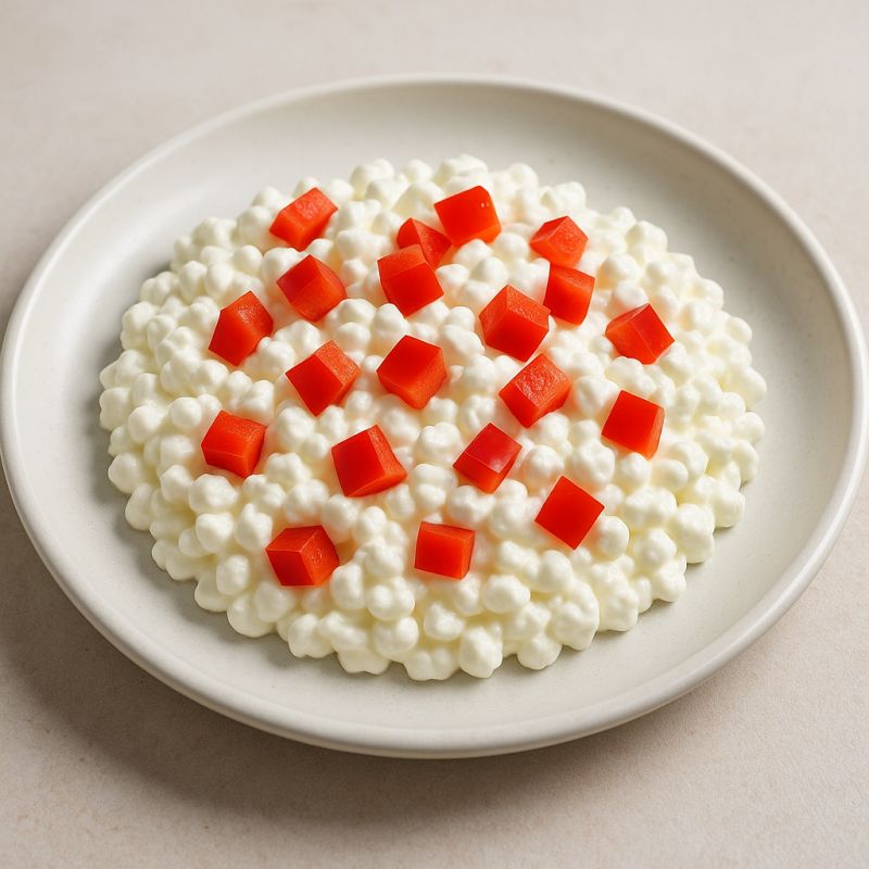 Hytteost med peberfrugt