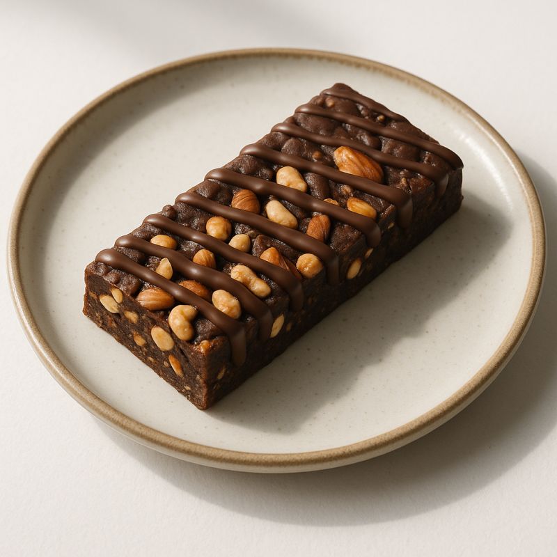 Proteinrig Chokoladebar Med Nødder