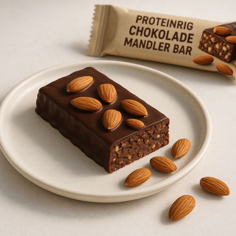 Proteinrig Chokolade Mandler Bar